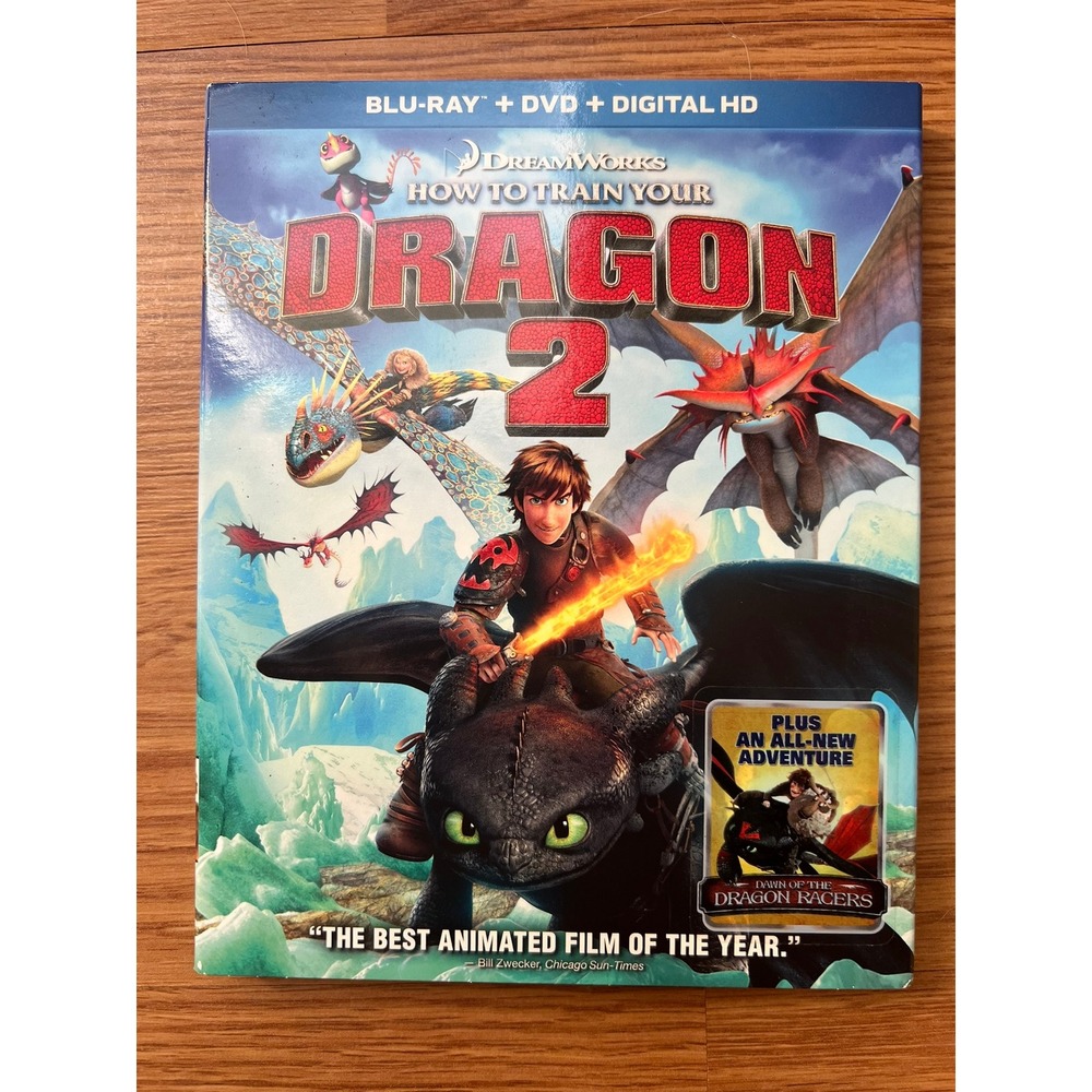 How to Train Your Dragon 2 Blu-ray DVD Digital HD DreamWorks Sealed Slipcover